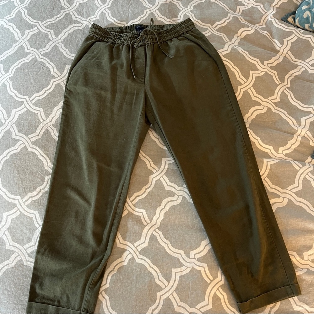 Olive Green drawstring Pants